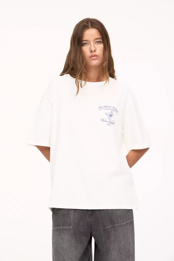 Camiseta Trazo Blanco