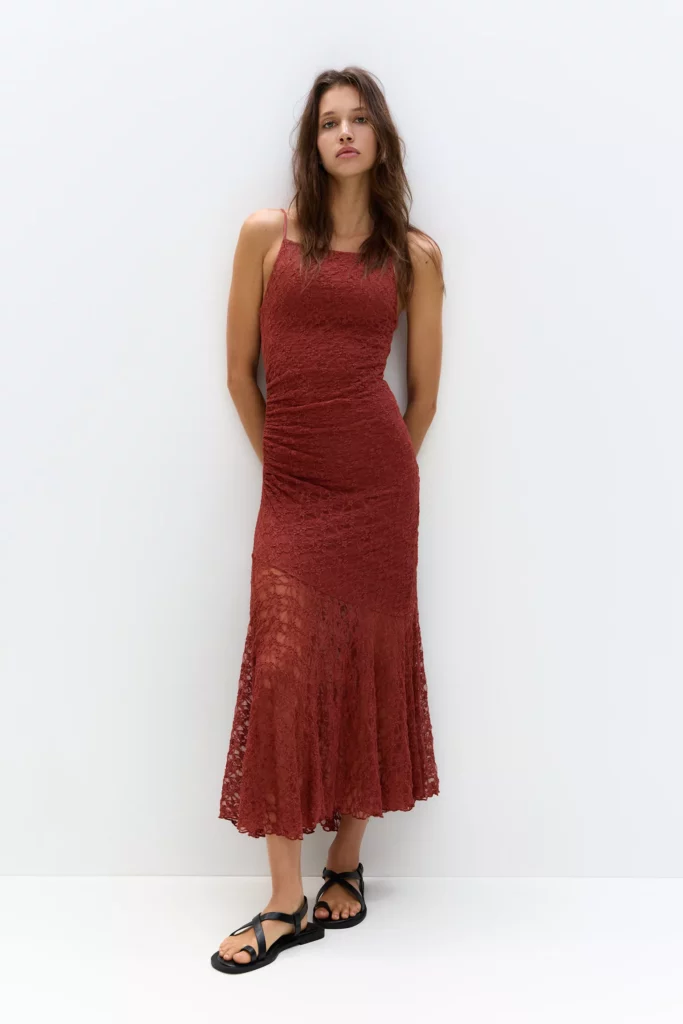 Vestido Julieta Midi con Encaje